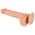 realistixxx - realističný dildo s přísavkou (22 cm) - přírodní
