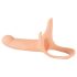 You2Toys - Strap-on - připínací duté dildo (velké) - přírodní