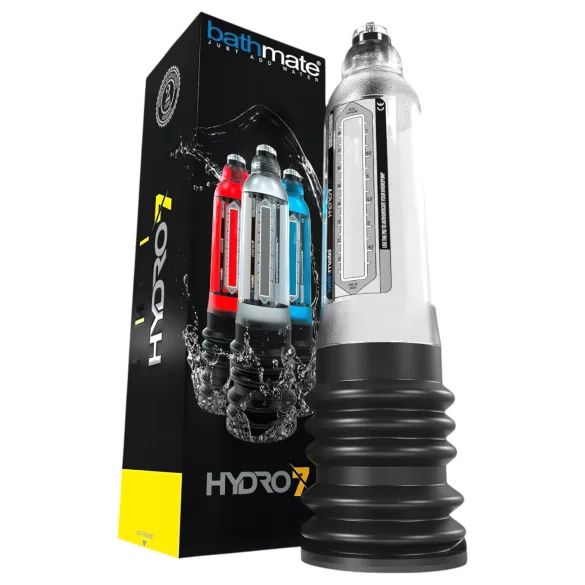 Bathmate Hydro7 - hydro pumpa na penis (průhledná)