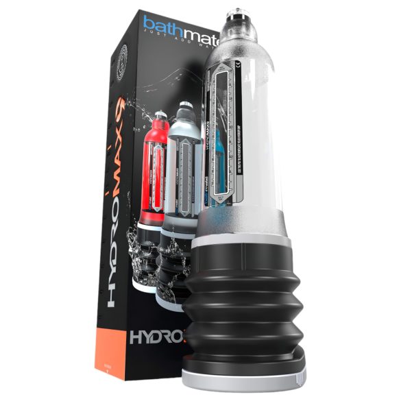 Bathmate Hydromax9 - vodní vakuová pumpa na penis - průhledná