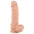 Realistixxx Giant XXL - realistický dildo (32 cm) - přírodní
