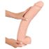 realistixxx Giant 3XL - realistický dildo (42 cm) - přírodní