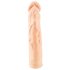 You2Toys - Silikonový prodlužující návlek na penis (přírodní) - 19 cm