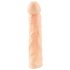 You2Toys - Silikonový prodlužující návlek na penis (přírodní) - 19 cm
