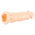 You2Toys - Silikonový prodlužující návlek na penis (přírodní) - 19 cm