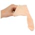 You2Toys - Silikonový prodlužující návlek na penis (přírodní) - 19 cm