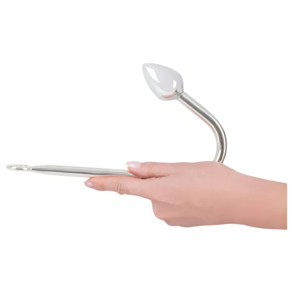 You2Toys - anální hák - hliník - 179 g - stříbrný