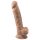 Silexd 7 - přísavkové dildo - 17,5 cm (přírodní)