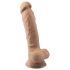 Silexd 7 - realistický dildo s přísavkou 17,5 cm