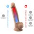 Silexd 7 - realistický dildo s přísavkou 17,5 cm