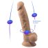 Silexd 7 - realistický dildo s přísavkou 17,5 cm