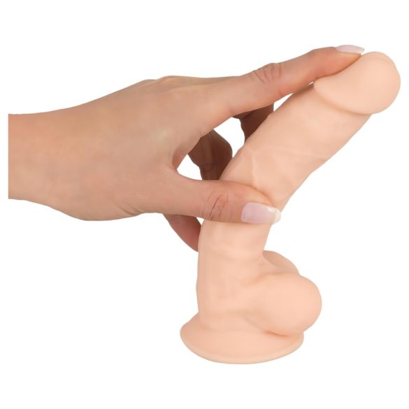 Silexd 7 - přísavkové dildo - 17,5 cm (přírodní)