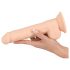 Silexd 9,5 - Přísavný dildo 24 cm (tělový)