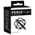 Penisplug - silikonová klec s hrotem na žalud (černá)