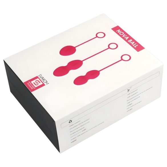 Svakom Nova - sada venušiných kuliček 3 ks - červená