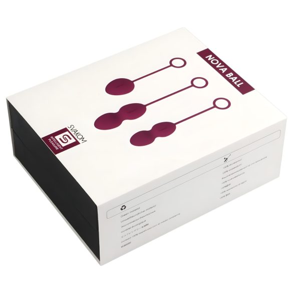 Svakom Nova - 3dílná sada venušiných kuliček (fialová)