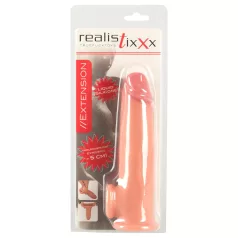   Realistixxx - návlek na penis s kroužkem - prodloužení 19 cm - tělová