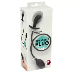 You2Toys - nafukovací anální roztahovací plug (černý)