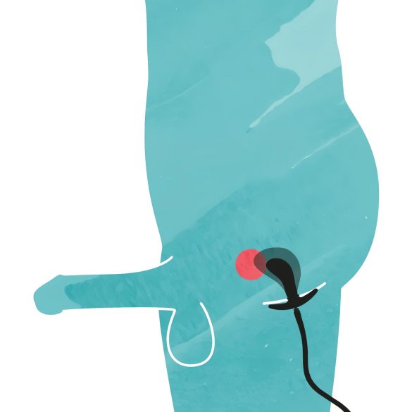 You2Toys - nafukovací anální dilatátor plug - černý