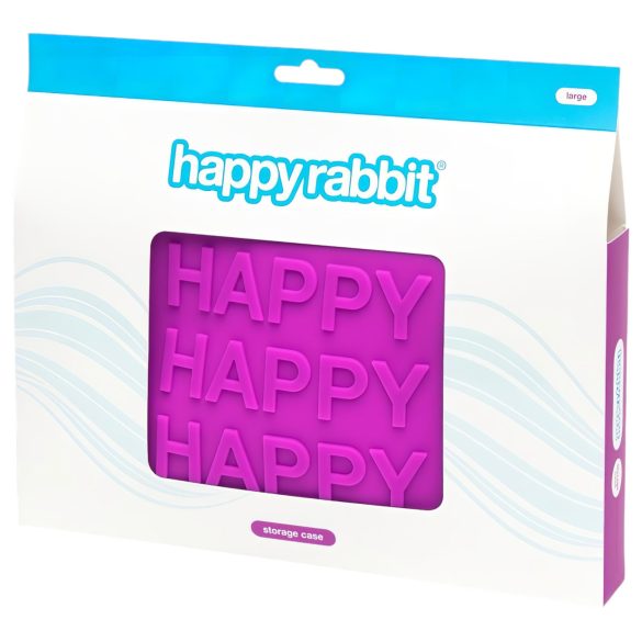 Happyrabbit - fialový sex hračka pouzdro - velký