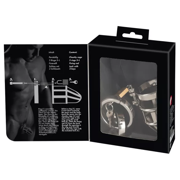You2Toys - klec na penis - kovová, se zámkem