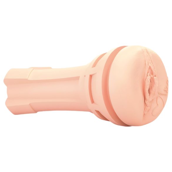 mystim OPUS Mica - realistická umělá vagína masturbátor - tělová/černá