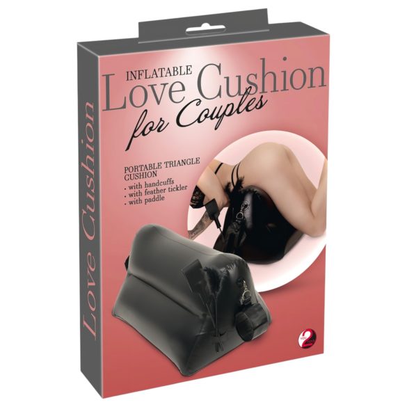 You2Toys Love Cushion - nafukovací sexuální polštář sada (černá)