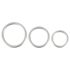 You2Toys Metallic - silikonová sada erekčních kroužků (3ks)