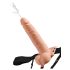 Fetish Strap-On 7,5 - připínací, stříkající dildo (přírodní)