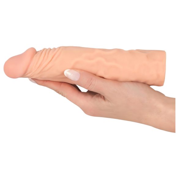 Nature Skin - návlek na penis prodlužovací a zahušťovací 19,5 cm