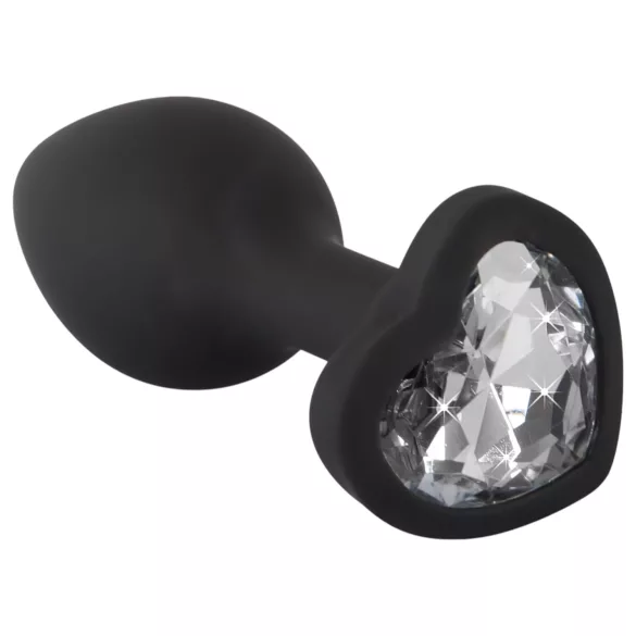 You2Toys - anální kolík - bílý kamínek - černý