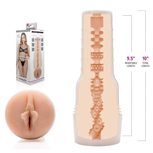 Fleshlight Mia Malkova LVL Up - realistická vagína (přírodní)
