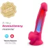 Silexd 7 - přísavkový, varlatový dildo - 17,5 cm (růžový)
