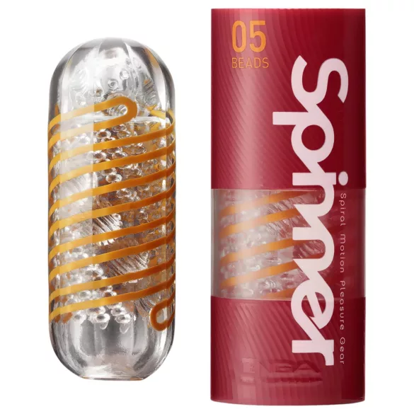 TENGA Spinner Beads - masturbátor - průhledný