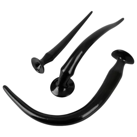 You2Toys - sada extra dlouhých análních kolíků - 3 kusy - černá