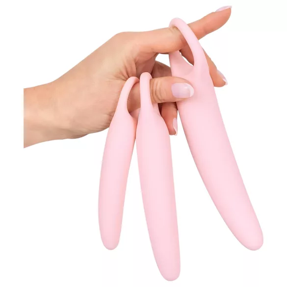 SMILE - vaginální trenažéry - sada dild - růžová - 3 kusy