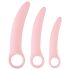 SMILE - Vaginal Trainers - sada dild - růžová (3 kusy)