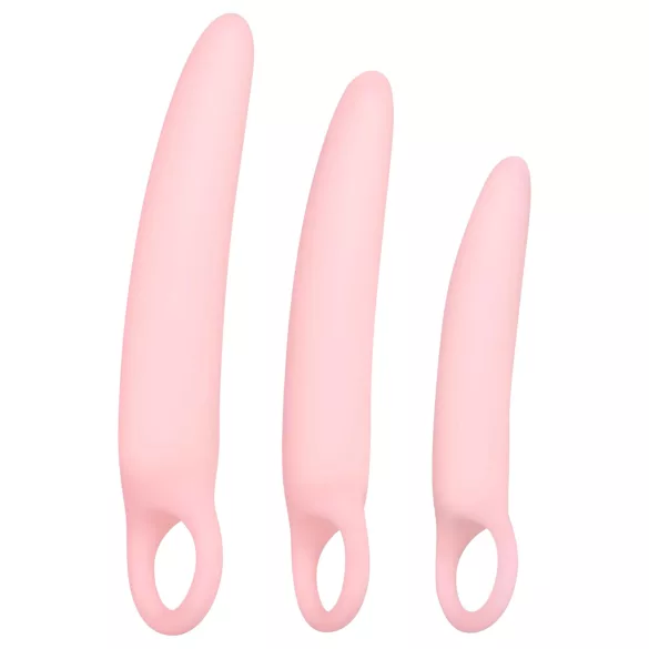 SMILE - vaginální trenažéry - sada dild - růžová - 3 kusy