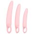 SMILE - Vaginal Trainers - sada dild - růžová (3 kusy)