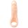 Realistixxx Double F - realistické dildo s kroužkem (přírodní)