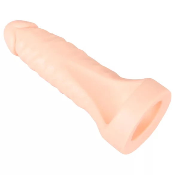Realistixxx Double F - realistický dvojitý dildo s erekčním kroužkem - tělová