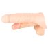 Realistixxx Double F - realistické dildo s kroužkem (přírodní)