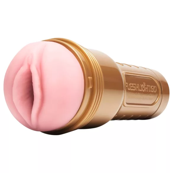 Fleshlight GO - trenažér výdrže - kompaktní umělá vagína - růžová