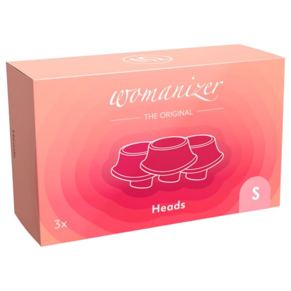 Womanizer Premium Eco - náhradní sací nástavec sada - růžová (3 ks) - L