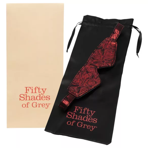Fifty Shades of Grey - maska na oči - černá/červená
