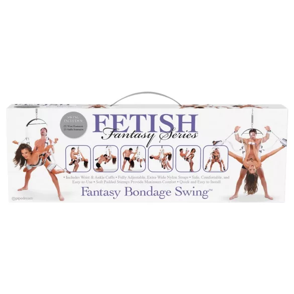 Fetish - BDSM houpačka na sex - bílá