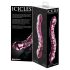 Icicles No. 55 - oboustranné skleněné dildo na G-bod (růžové)