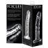 Icicles No. 62 - Skleněné dildo ve tvaru penisu (průhledné)