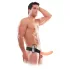 Pipedream - Fetish Strap-On 8 - připínací, dutý vibrátor (tělový)