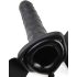 Fetish Strap-On 8 - připínací, dutý vibrátor (černý)